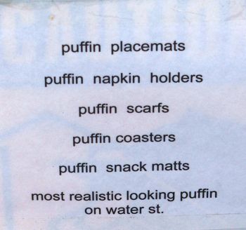 Puffin stuff