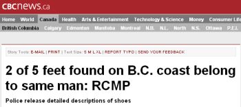 CBC headline