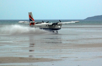 Barra airport taxiway