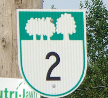 Route 2 new marker