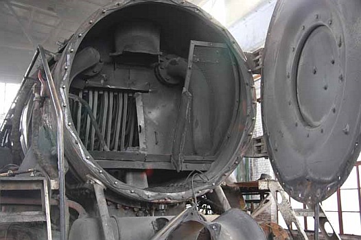 Open smokebox hatch