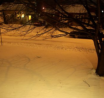 First snow of 2008